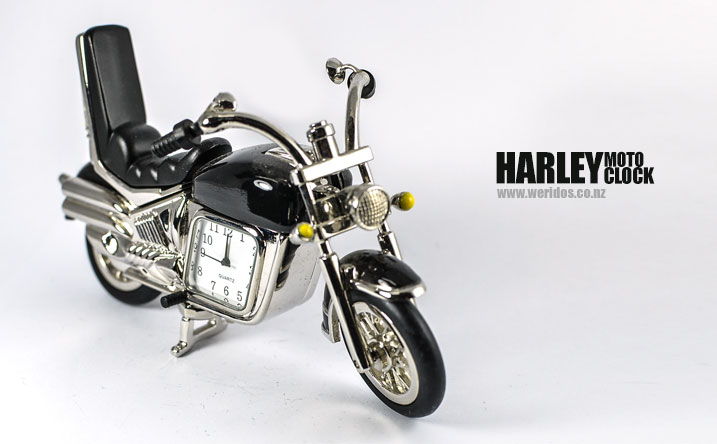 harley moto clock